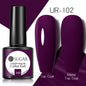 Brown Blue Gel Nail Polish UV LED Autumn Winter Series Matte And Glossy Colors Elegant Stylish Design For Womens