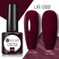 Brown Blue Gel Nail Polish UV LED Autumn Winter Series Matte And Glossy Colors Elegant Stylish Design For Womens
