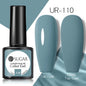 Brown Blue Gel Nail Polish UV LED Autumn Winter Series Matte And Glossy Colors Elegant Stylish Design For Womens