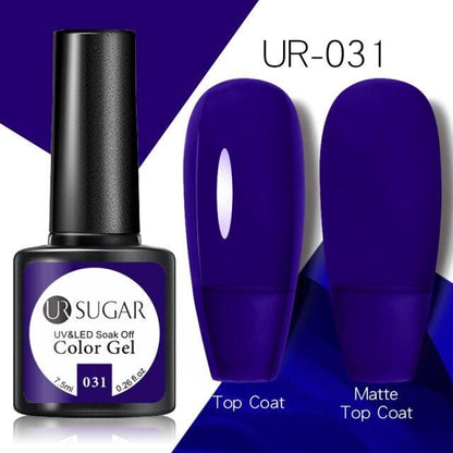 Brown Blue Gel Nail Polish UV LED Autumn Winter Series Matte And Glossy Colors Elegant Stylish Design For Womens