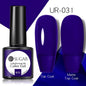 Brown Blue Gel Nail Polish UV LED Autumn Winter Series Matte And Glossy Colors Elegant Stylish Design For Womens