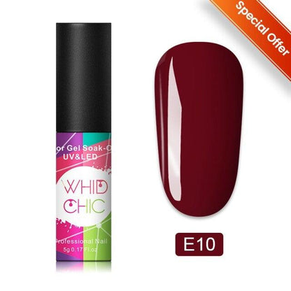 Brown Blue Gel Nail Polish UV LED Autumn Winter Series Matte And Glossy Colors Elegant Stylish Design For Womens