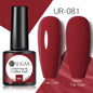 Brown Blue Gel Nail Polish UV LED Autumn Winter Series Matte And Glossy Colors Elegant Stylish Design For Womens