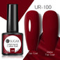 Brown Blue Gel Nail Polish UV LED Autumn Winter Series Matte And Glossy Colors Elegant Stylish Design For Womens