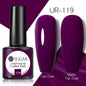 Brown Blue Gel Nail Polish UV LED Autumn Winter Series Matte And Glossy Colors Elegant Stylish Design For Womens