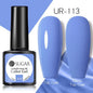 Brown Blue Gel Nail Polish UV LED Autumn Winter Series Matte And Glossy Colors Elegant Stylish Design For Womens