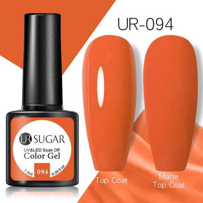 Brown Blue Gel Nail Polish UV LED Autumn Winter Series Matte And Glossy Colors Elegant Stylish Design For Womens