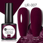 Brown Blue Gel Nail Polish UV LED Autumn Winter Series Matte And Glossy Colors Elegant Stylish Design For Womens