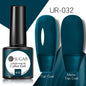 Brown Blue Gel Nail Polish UV LED Autumn Winter Series Matte And Glossy Colors Elegant Stylish Design For Womens