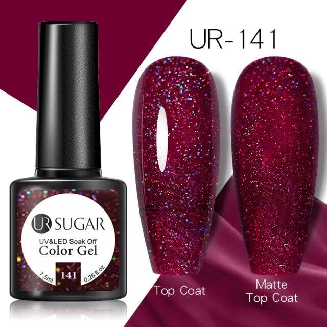 Brown Blue Gel Nail Polish UV LED Autumn Winter Series Matte And Glossy Colors Elegant Stylish Design For Womens