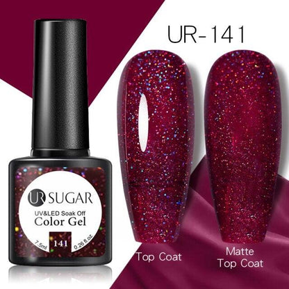 Brown Blue Gel Nail Polish UV LED Autumn Winter Series Matte And Glossy Colors Elegant Stylish Design For Womens