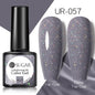 Brown Blue Gel Nail Polish UV LED Autumn Winter Series Matte And Glossy Colors Elegant Stylish Design For Womens