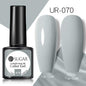 Brown Blue Gel Nail Polish UV LED Autumn Winter Series Matte And Glossy Colors Elegant Stylish Design For Womens