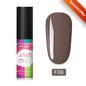 Brown Blue Gel Nail Polish UV LED Autumn Winter Series Matte And Glossy Colors Elegant Stylish Design For Womens