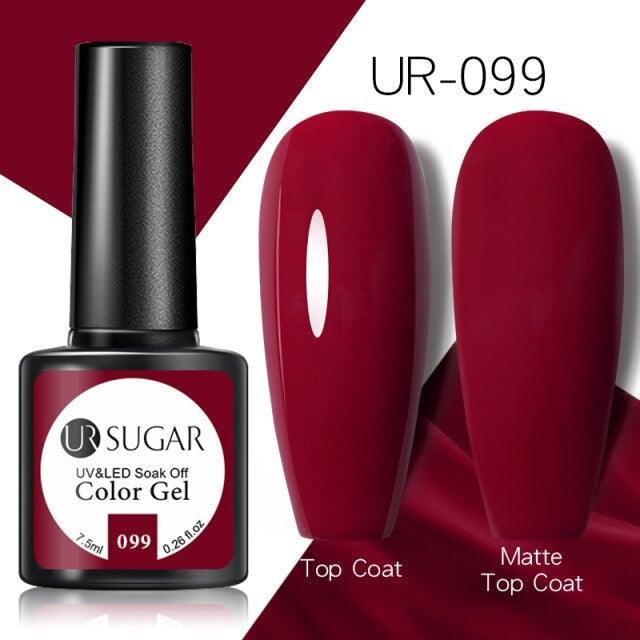 Brown Blue Gel Nail Polish UV LED Autumn Winter Series Matte And Glossy Colors Elegant Stylish Design For Womens