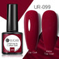 Brown Blue Gel Nail Polish UV LED Autumn Winter Series Matte And Glossy Colors Elegant Stylish Design For Womens