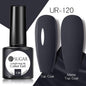 Brown Blue Gel Nail Polish UV LED Autumn Winter Series Matte And Glossy Colors Elegant Stylish Design For Womens