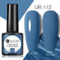 Brown Blue Gel Nail Polish UV LED Autumn Winter Series Matte And Glossy Colors Elegant Stylish Design For Womens