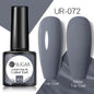 Brown Blue Gel Nail Polish UV LED Autumn Winter Series Matte And Glossy Colors Elegant Stylish Design For Womens