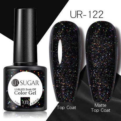 Brown Blue Gel Nail Polish UV LED Autumn Winter Series Matte And Glossy Colors Elegant Stylish Design For Womens